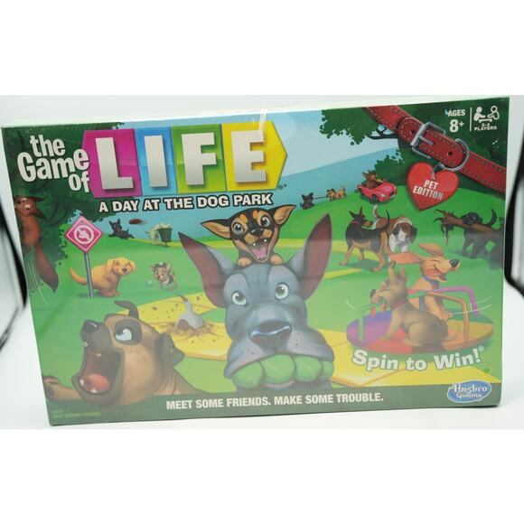 The Game of Life A Day at the Dog Park New Great Condition Hasbro Board Game - Picture 1 of 2